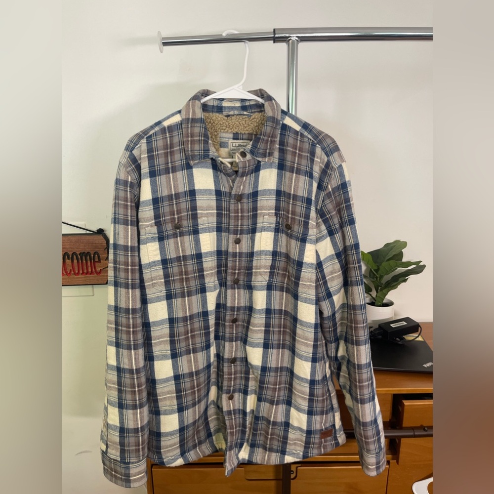 L.L. Bean Sherpa-Lined Scotch Jacket